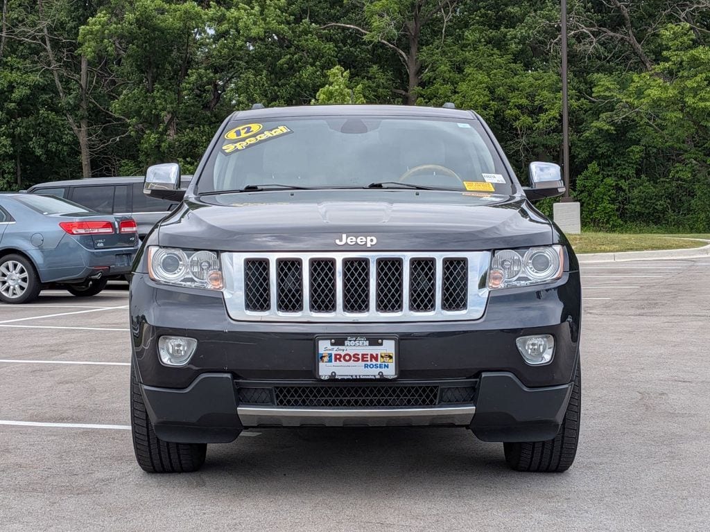 Used 2012 Jeep Grand Cherokee Overland with VIN 1C4RJFCG0CC254505 for sale in Kenosha, WI