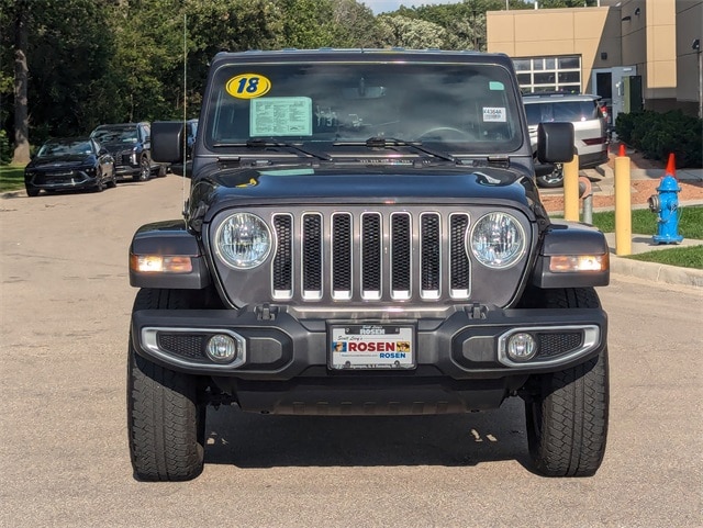 Used 2018 Jeep All-New Wrangler Unlimited Sahara with VIN 1C4HJXENXJW260174 for sale in Kenosha, WI