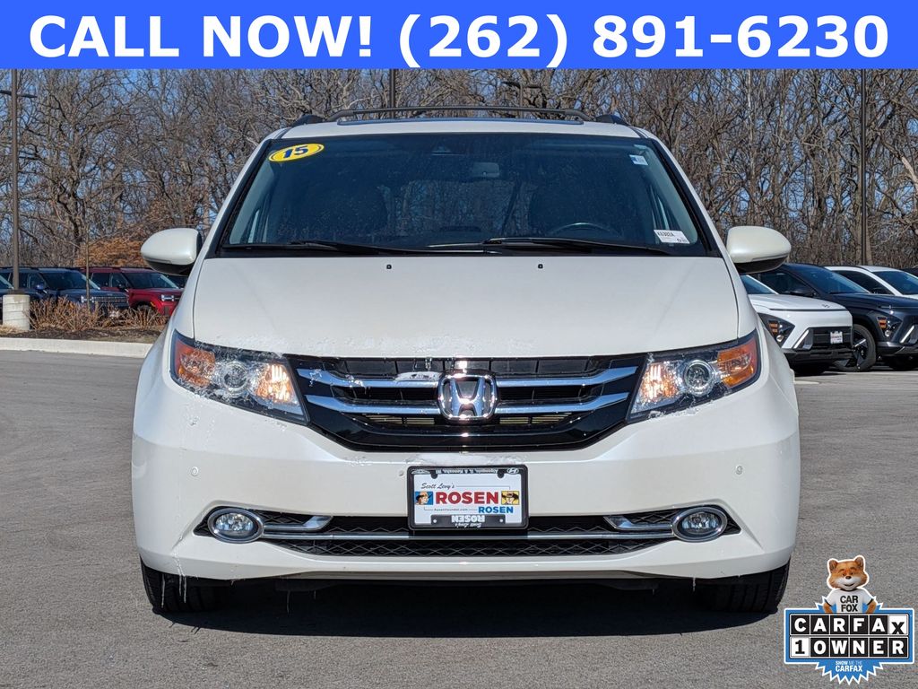 Used 2015 Honda Odyssey Touring Elite with VIN 5FNRL5H96FB019614 for sale in Kenosha, WI