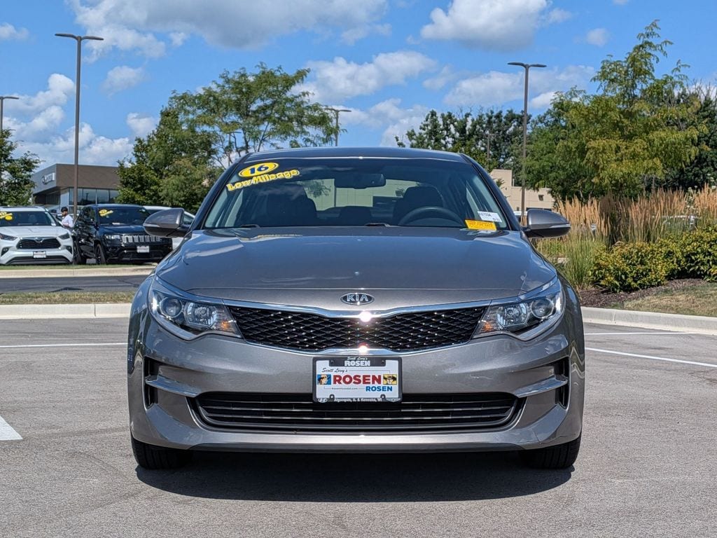 Used 2016 Kia Optima LX with VIN 5XXGT4L36GG098141 for sale in Kenosha, WI