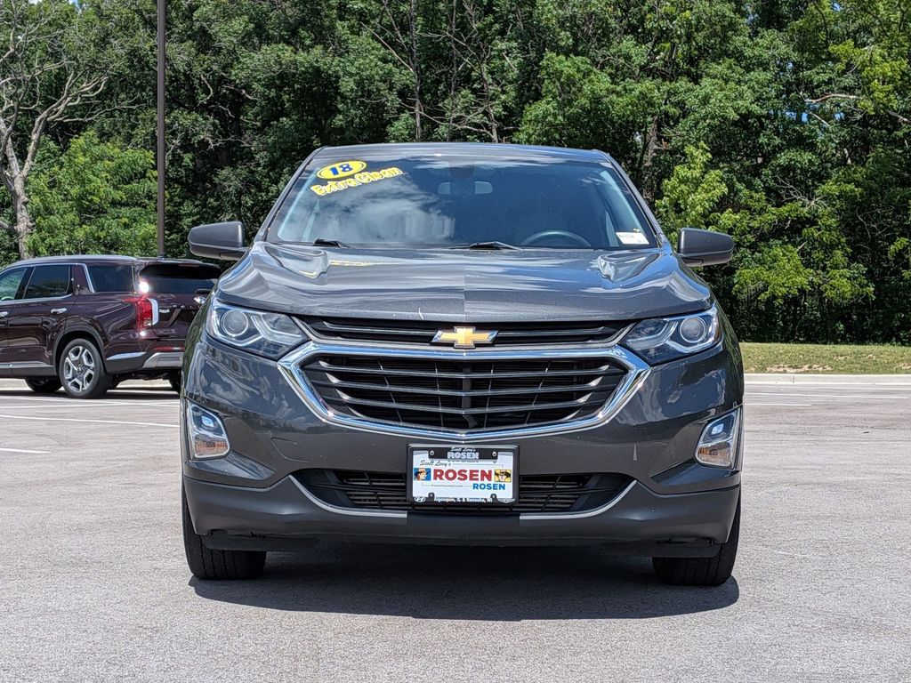 Used 2018 Chevrolet Equinox LS with VIN 2GNAXHEV7J6300458 for sale in Kenosha, WI