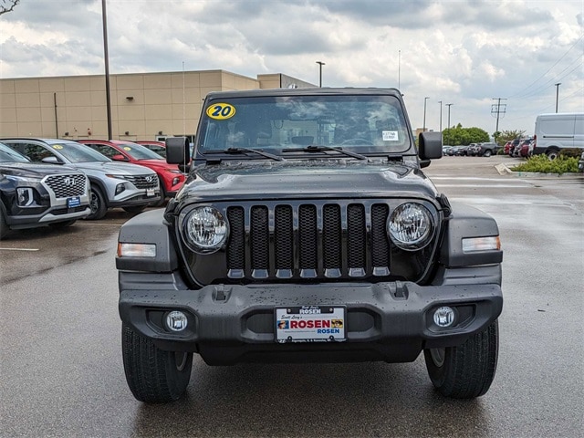 Used 2021 Jeep Wrangler Unlimited Sport S with VIN 1C4HJXDG7MW780050 for sale in Kenosha, WI