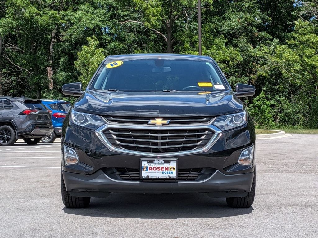 Used 2018 Chevrolet Equinox LT with VIN 2GNAXJEV6J6332907 for sale in Kenosha, WI