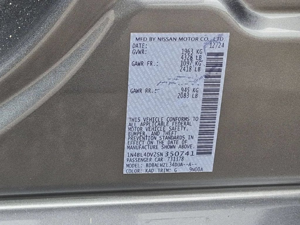 2025 Nissan Altima SV - Photo 33