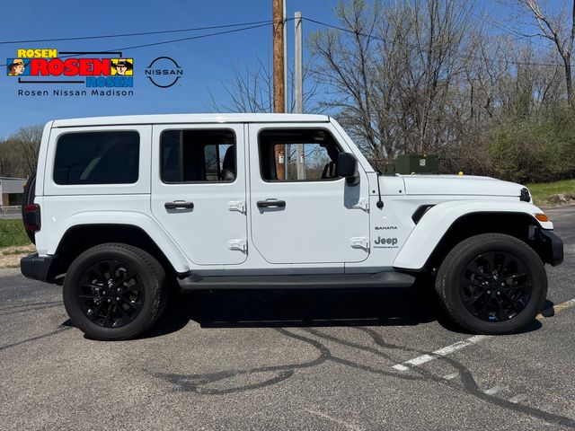 Used 2023 Jeep Wrangler 4xe Sahara 4XE with VIN 1C4JJXP61PW514418 for sale in Madison, WI