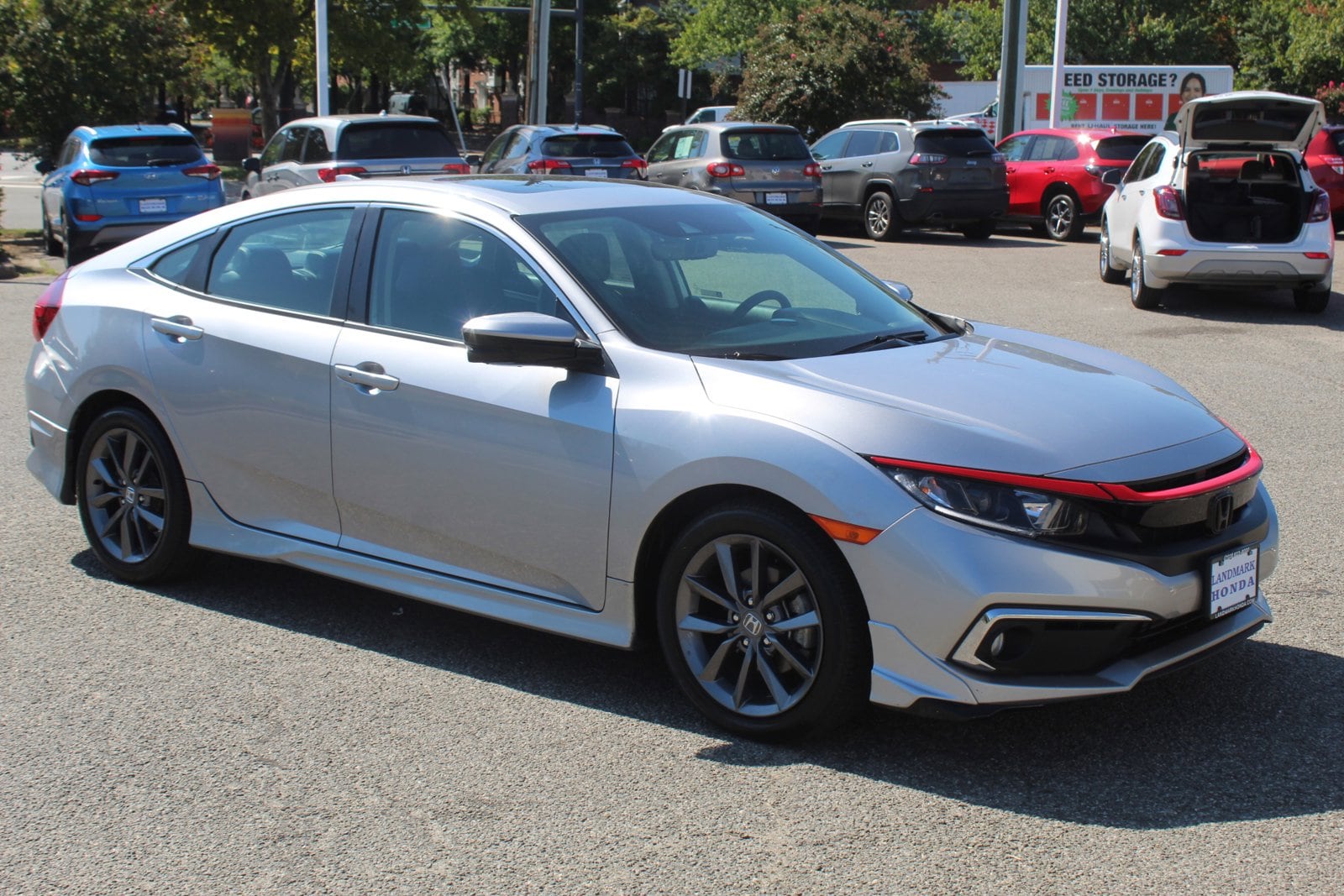 Used 2021 Honda Civic EX-L with VIN 19XFC1F73ME003841 for sale in Alexandria, VA