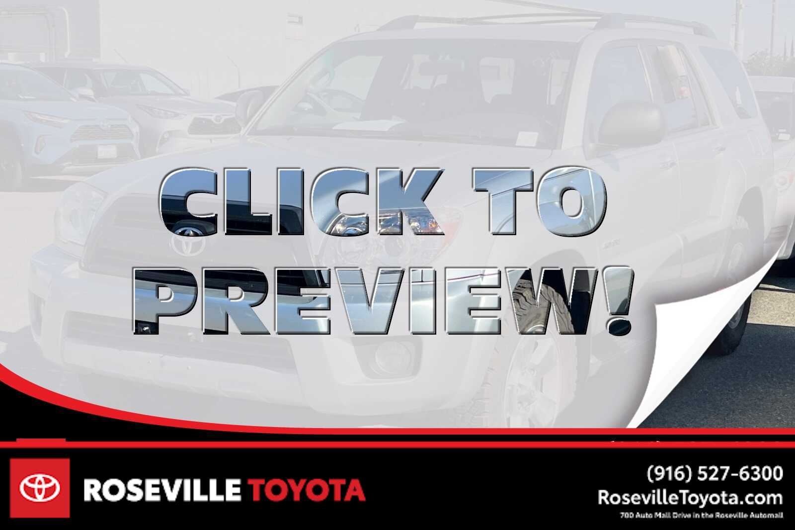 2006 Toyota 4Runner SR5 -
                  Roseville, CA