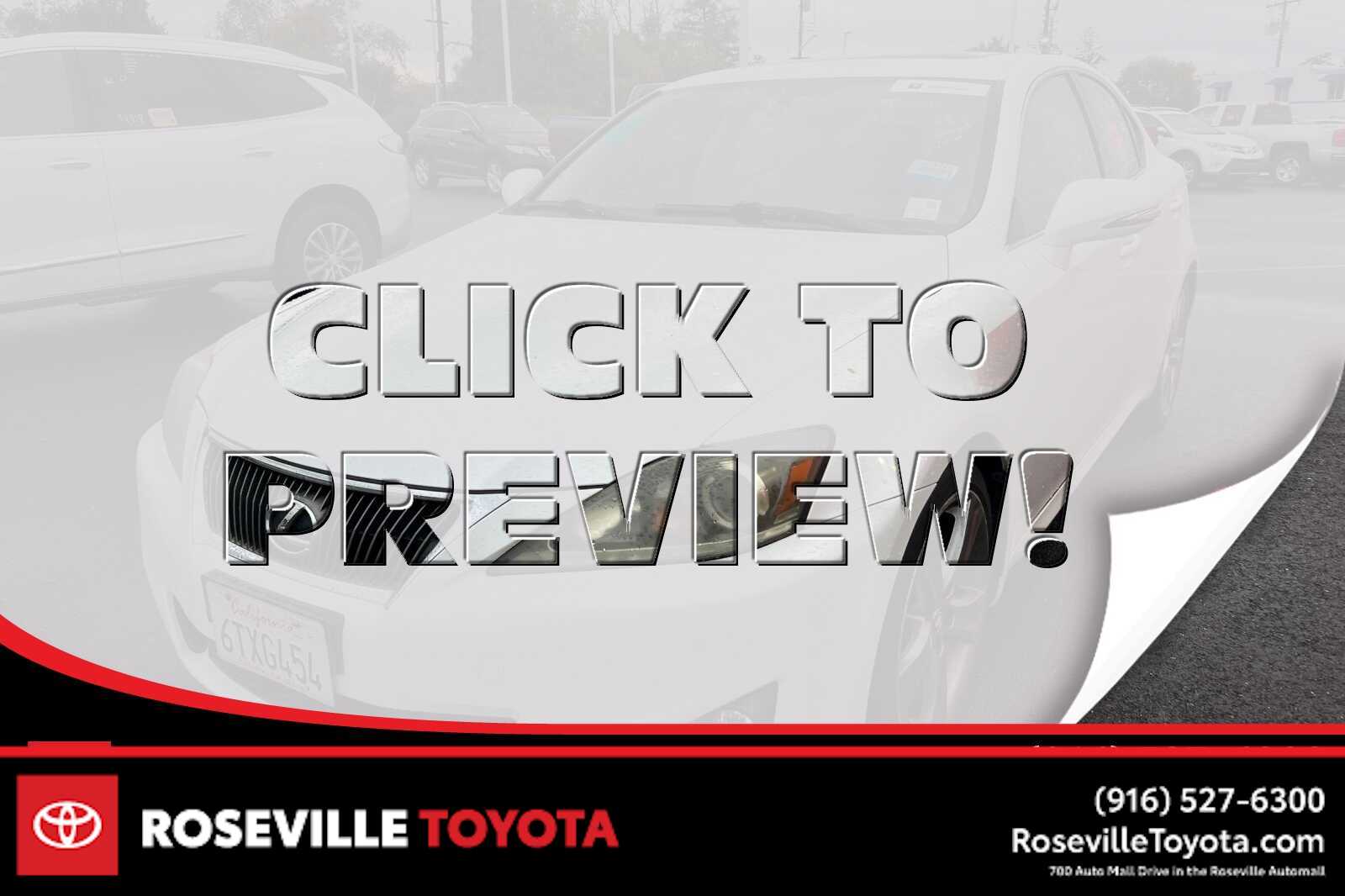 2012 Lexus IS 250 -
                  Roseville, CA