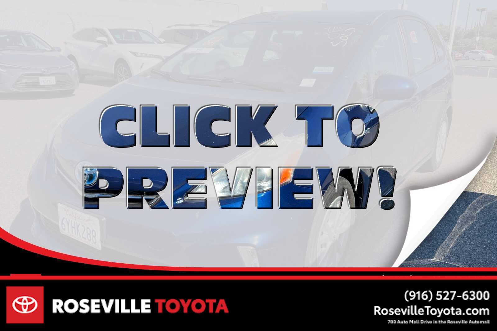 2013 Toyota Prius v Two -
                  Roseville, CA