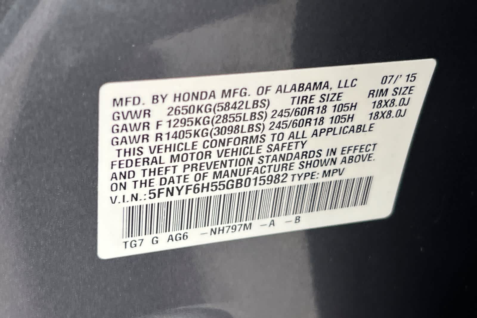 Thumbnail: 2016 Honda Pilot - 31