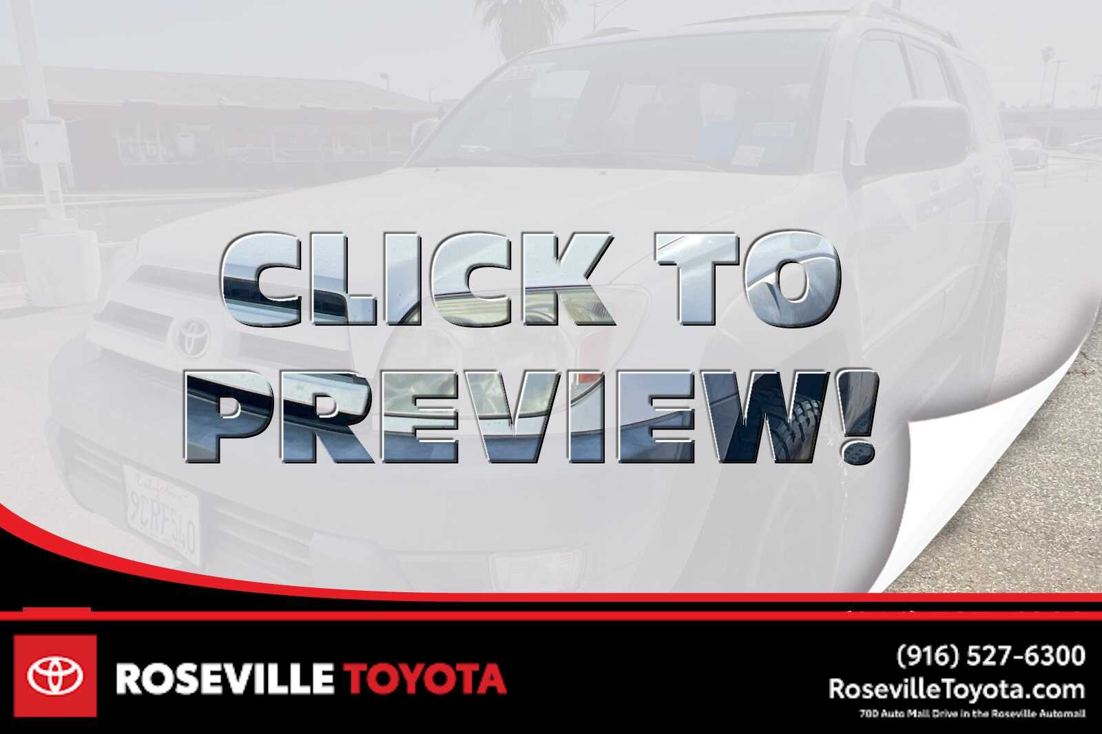 2003 Toyota 4Runner SR5 -
                  Roseville, CA