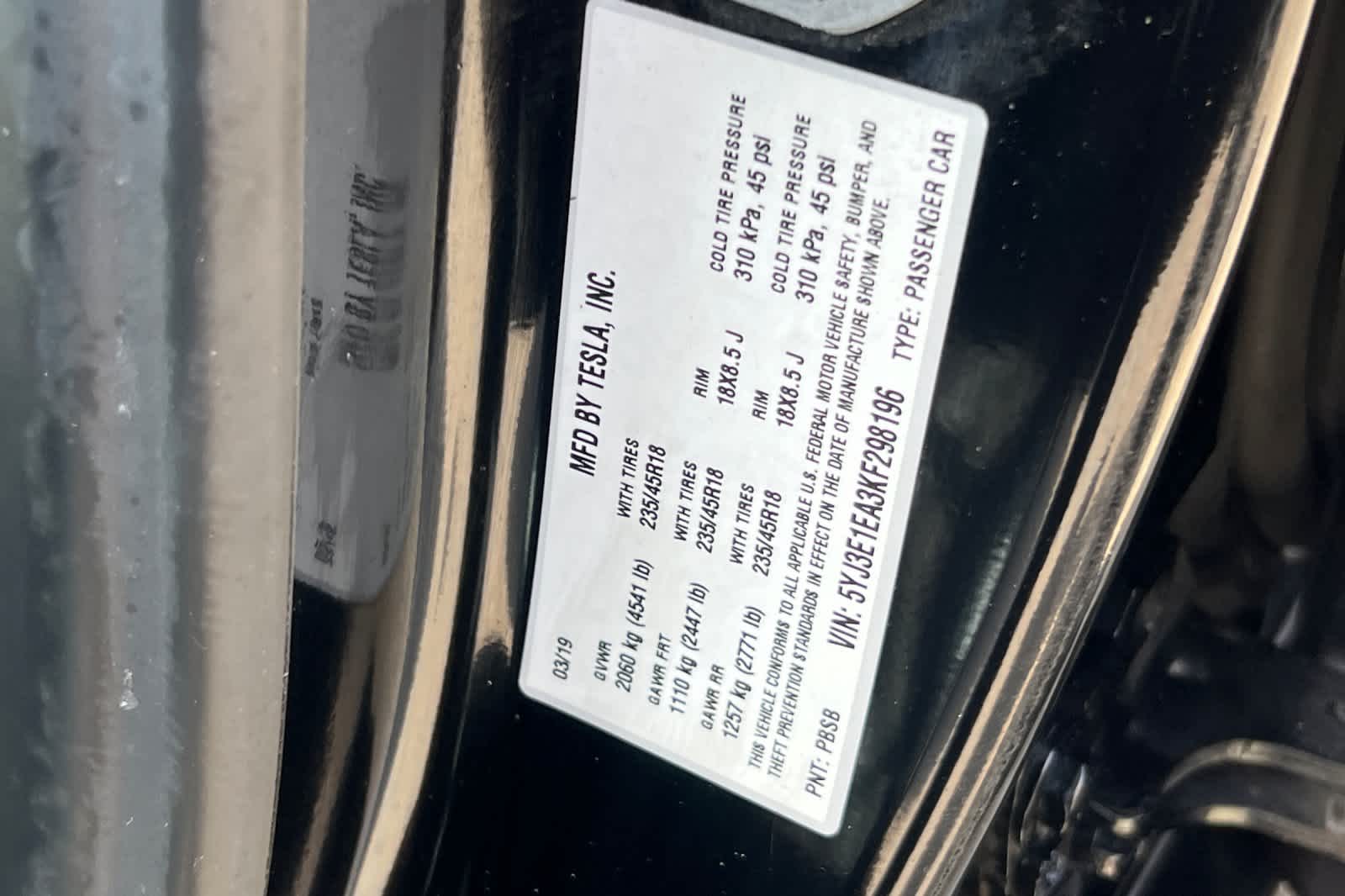 Thumbnail: 2019 Tesla Model 3 - 31