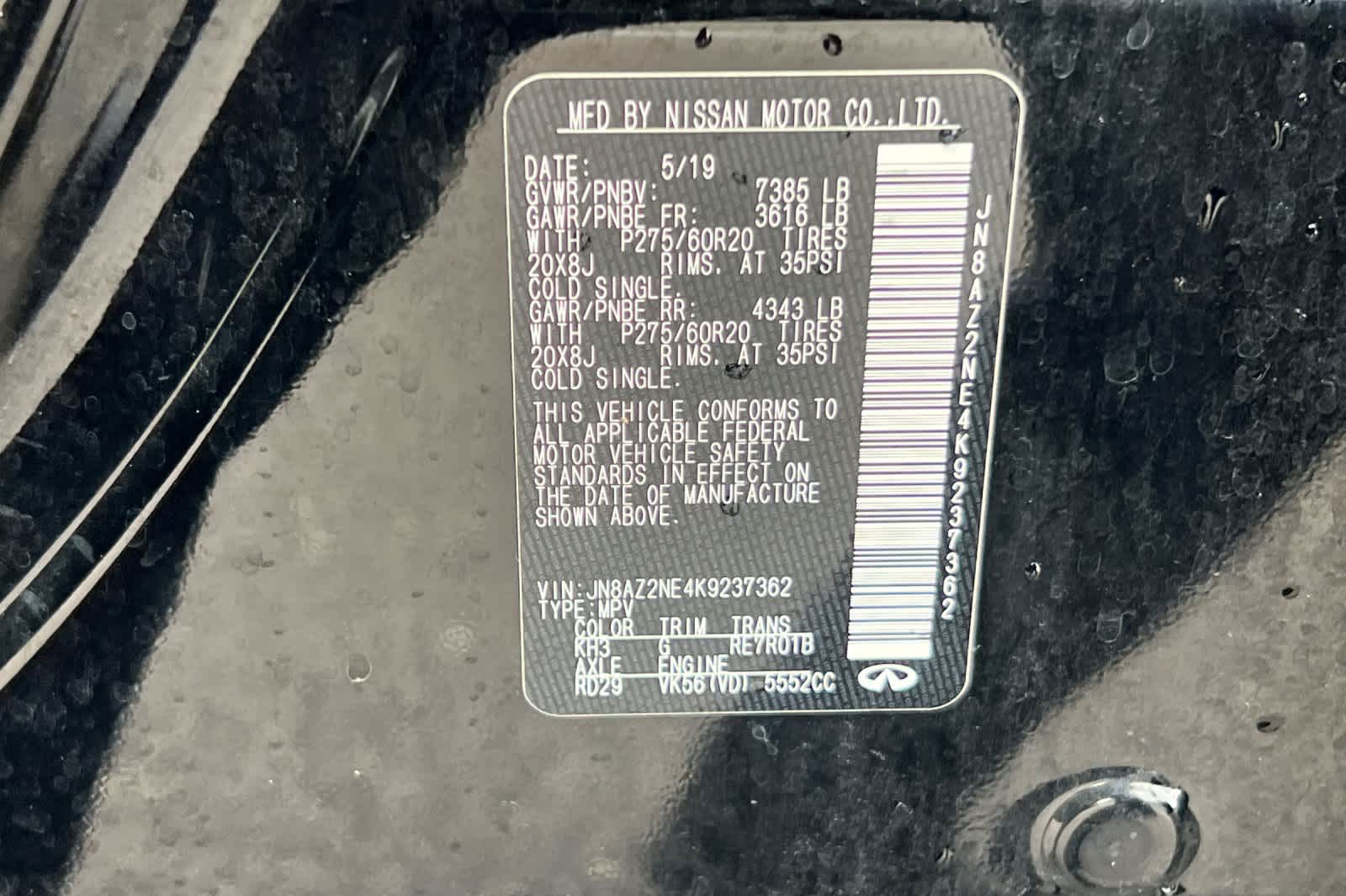 Thumbnail: 2019 INFINITI QX80 - 30