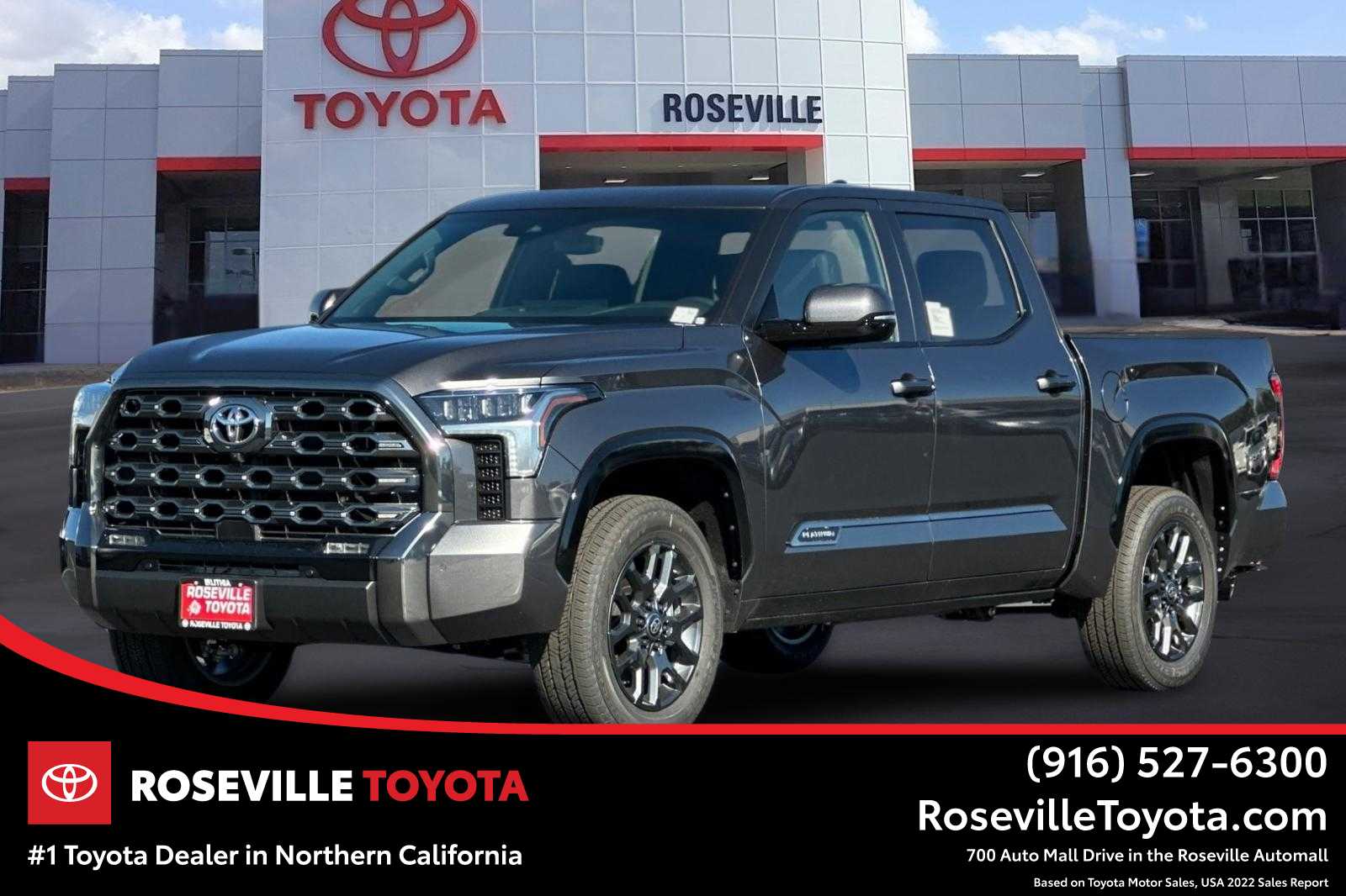 New 2026 Toyota Tundra Truck CrewMax Platinum Magnetic Gray For