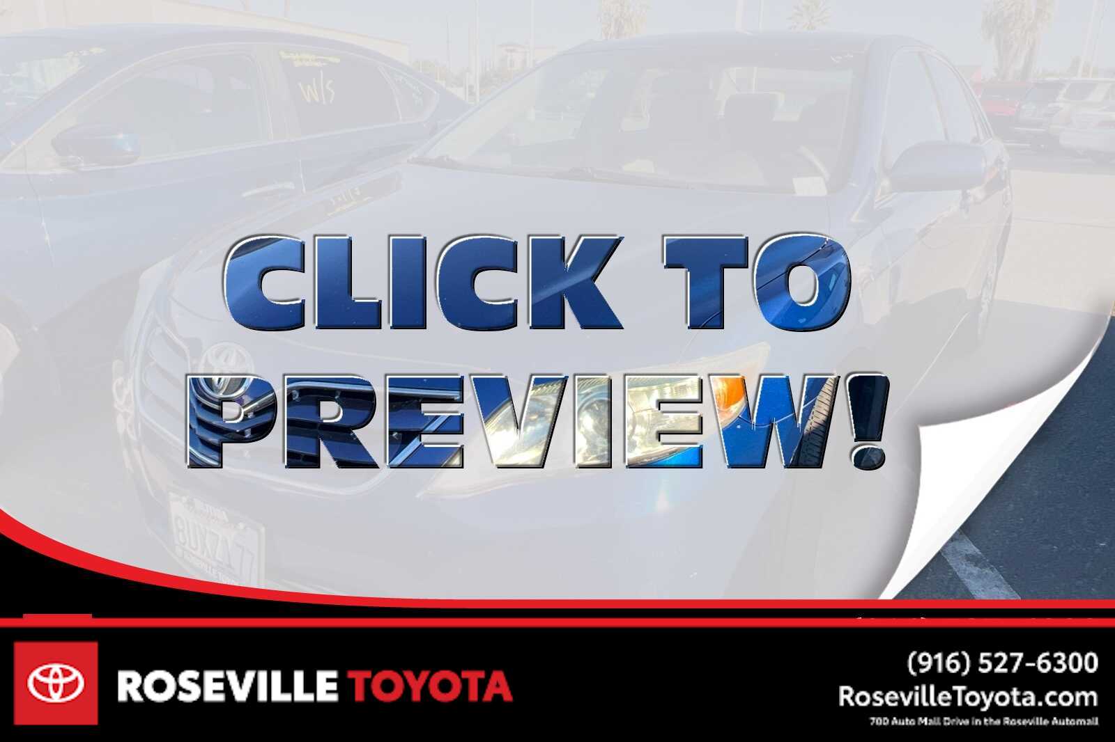 2011 Toyota Camry LE -
                  Roseville, CA