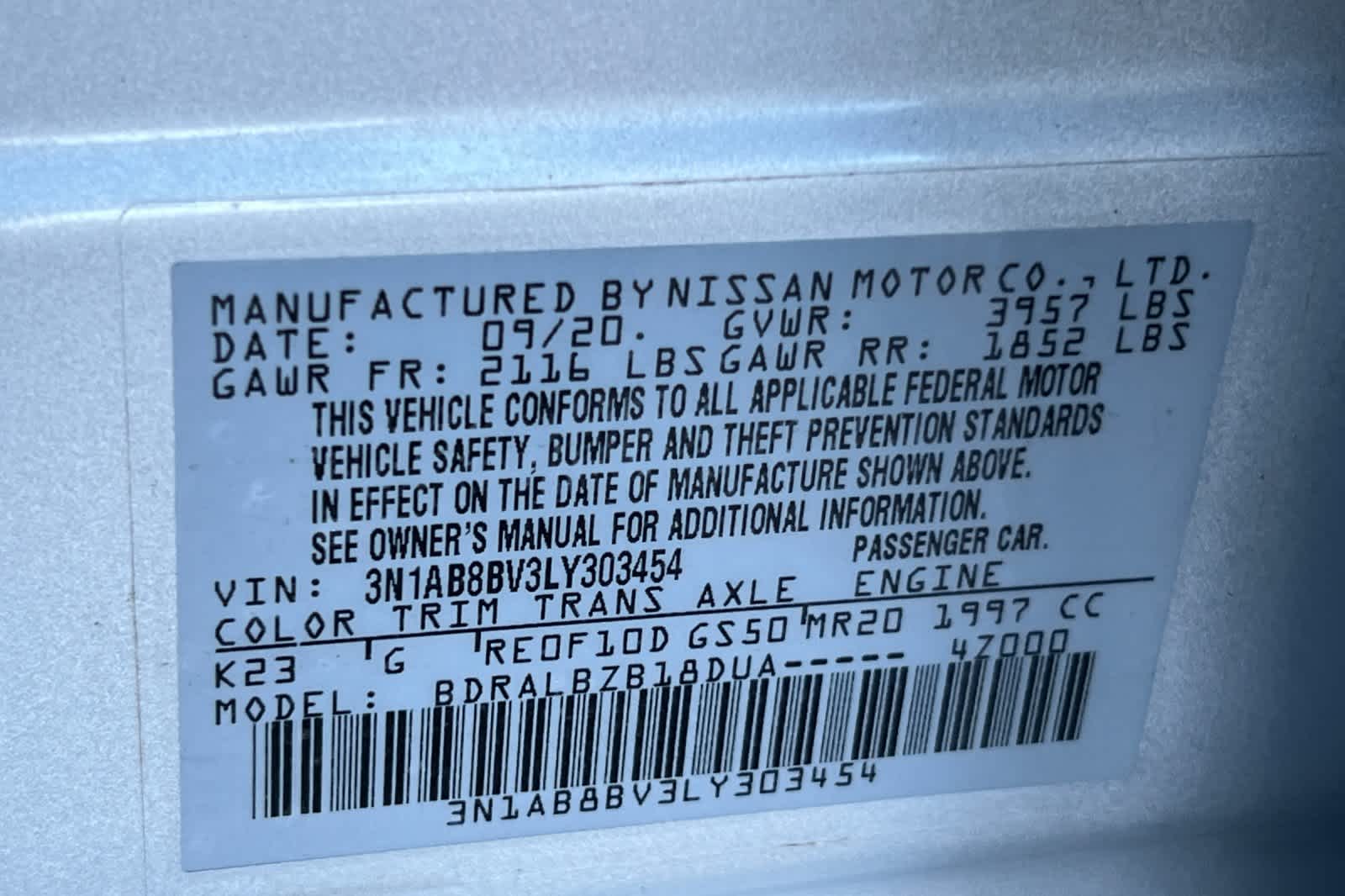 Thumbnail: 2020 Nissan Sentra - 30