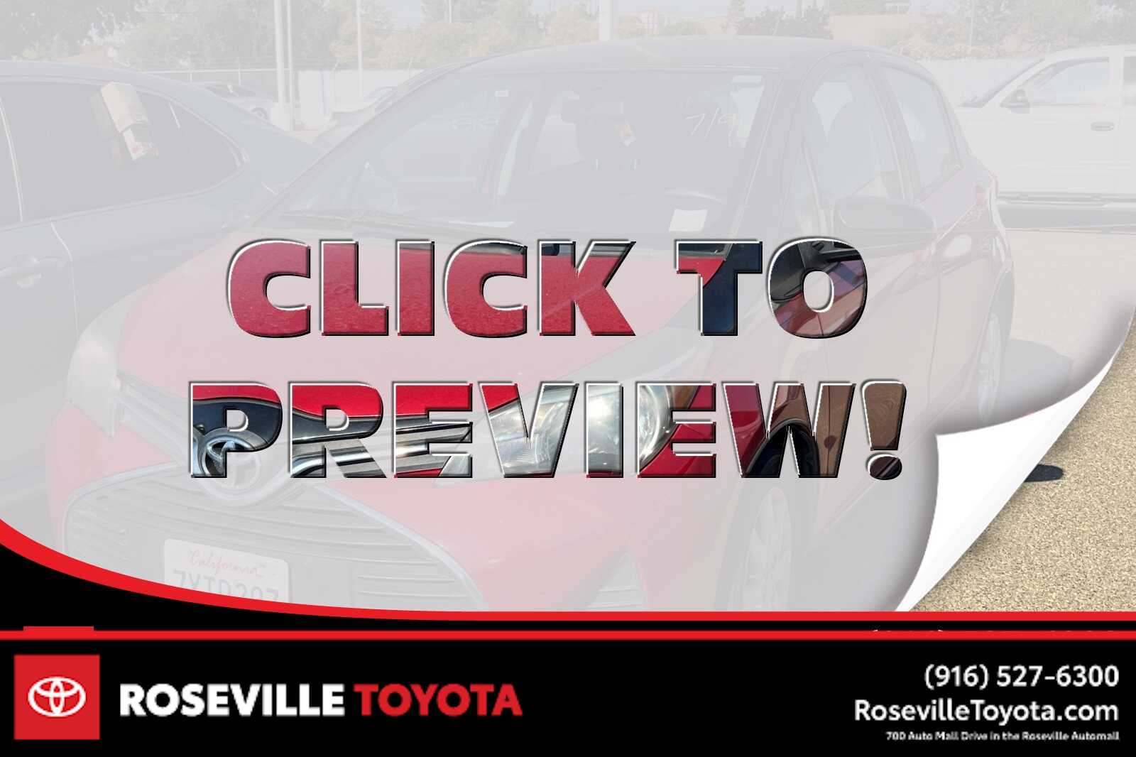 2016 Toyota Yaris LE -
                  Roseville, CA