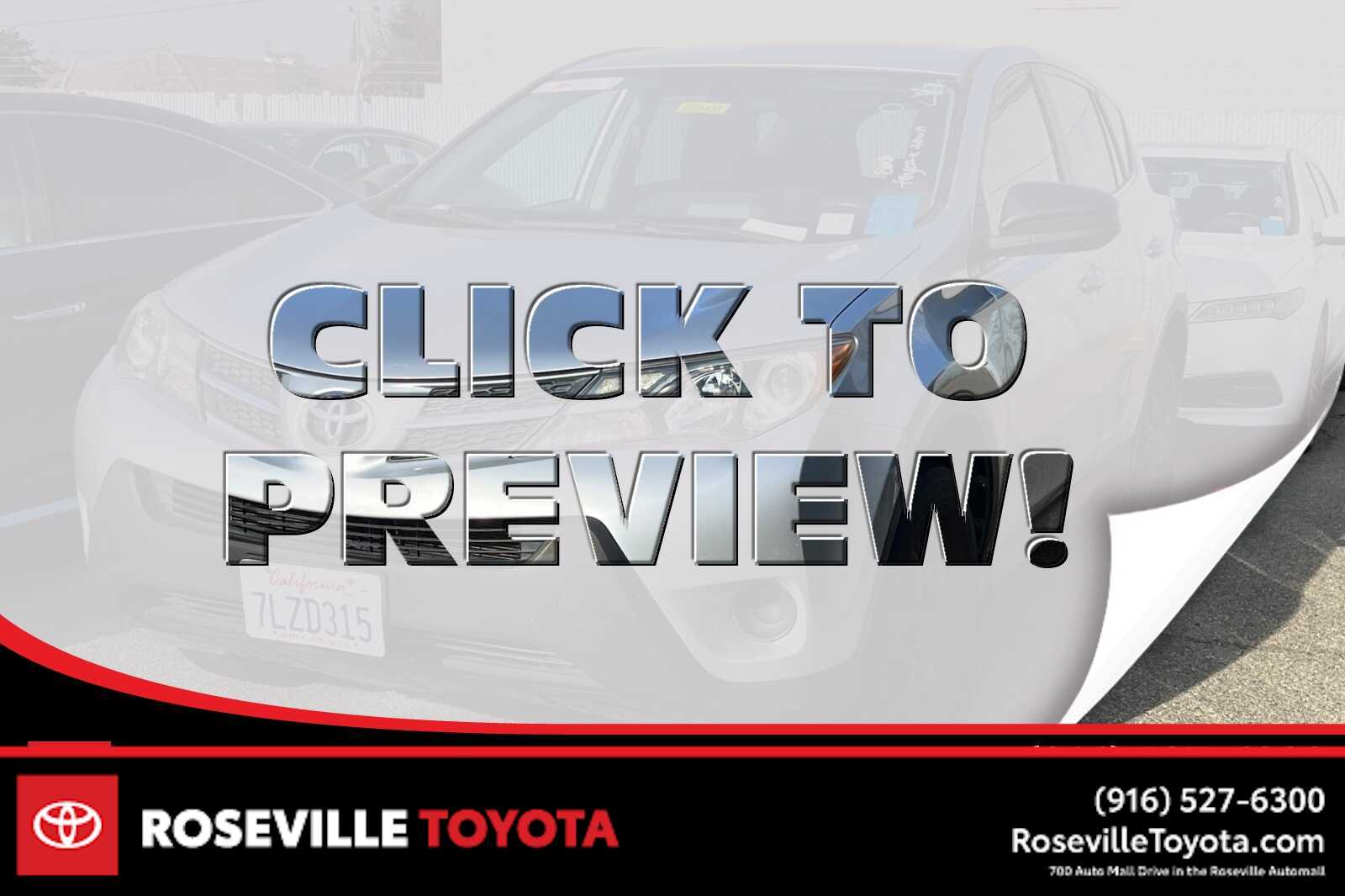 2013 Toyota RAV4 LE -
                Roseville, CA