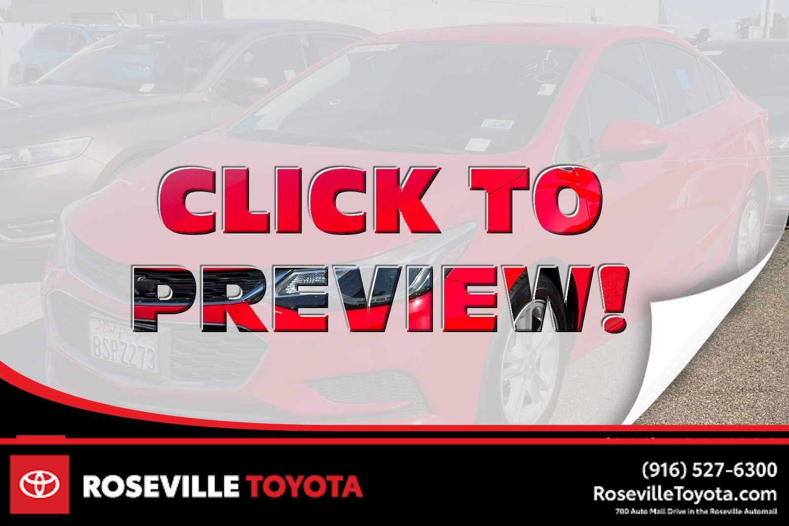 2017 Chevrolet Cruze LT -
                  Roseville, CA