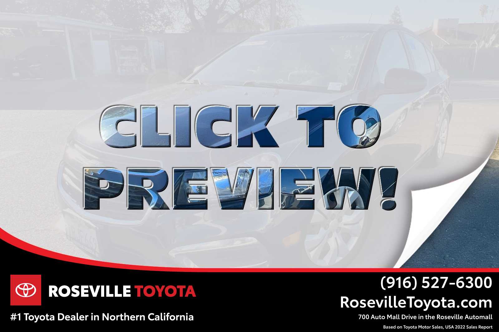 2015 Chevrolet Cruze L -
                Roseville, CA