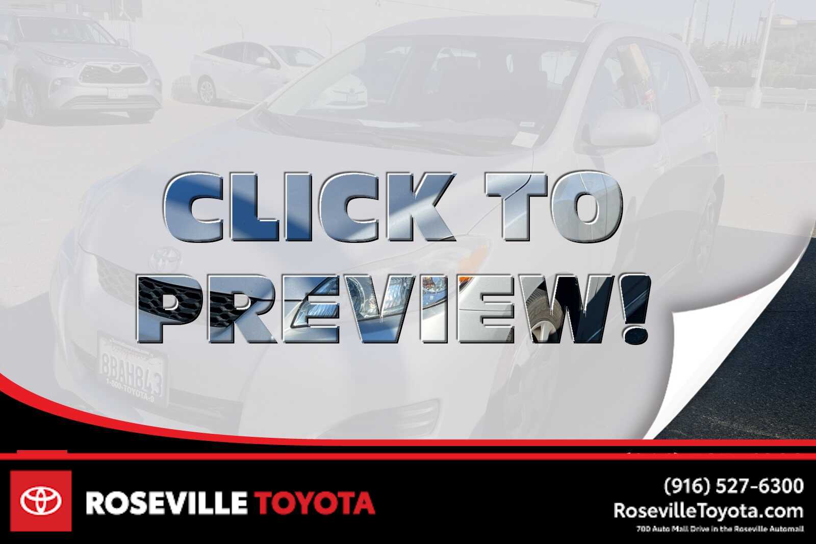 2010 Toyota Matrix Base -
                  Roseville, CA