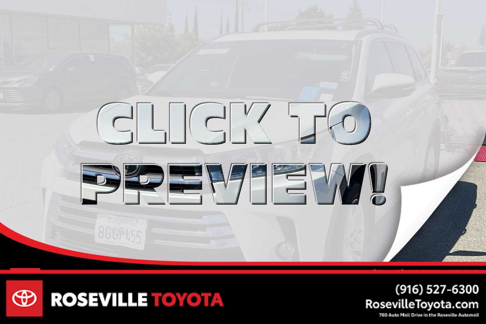 2018 Toyota Highlander Limited -
                  Roseville, CA