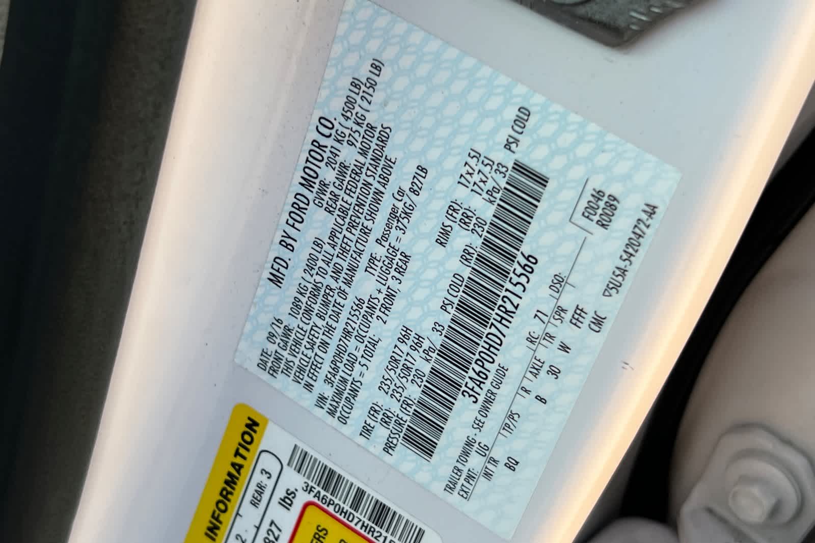 Thumbnail: 2017 Ford Fusion - 31