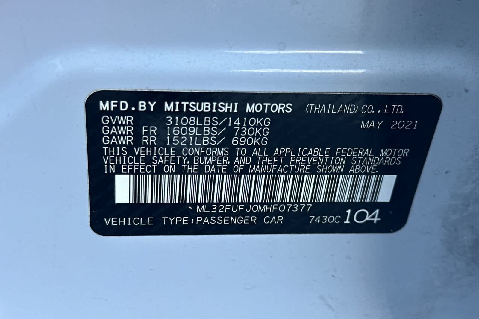 Thumbnail: 2021 Mitsubishi Mirage G4 - 31