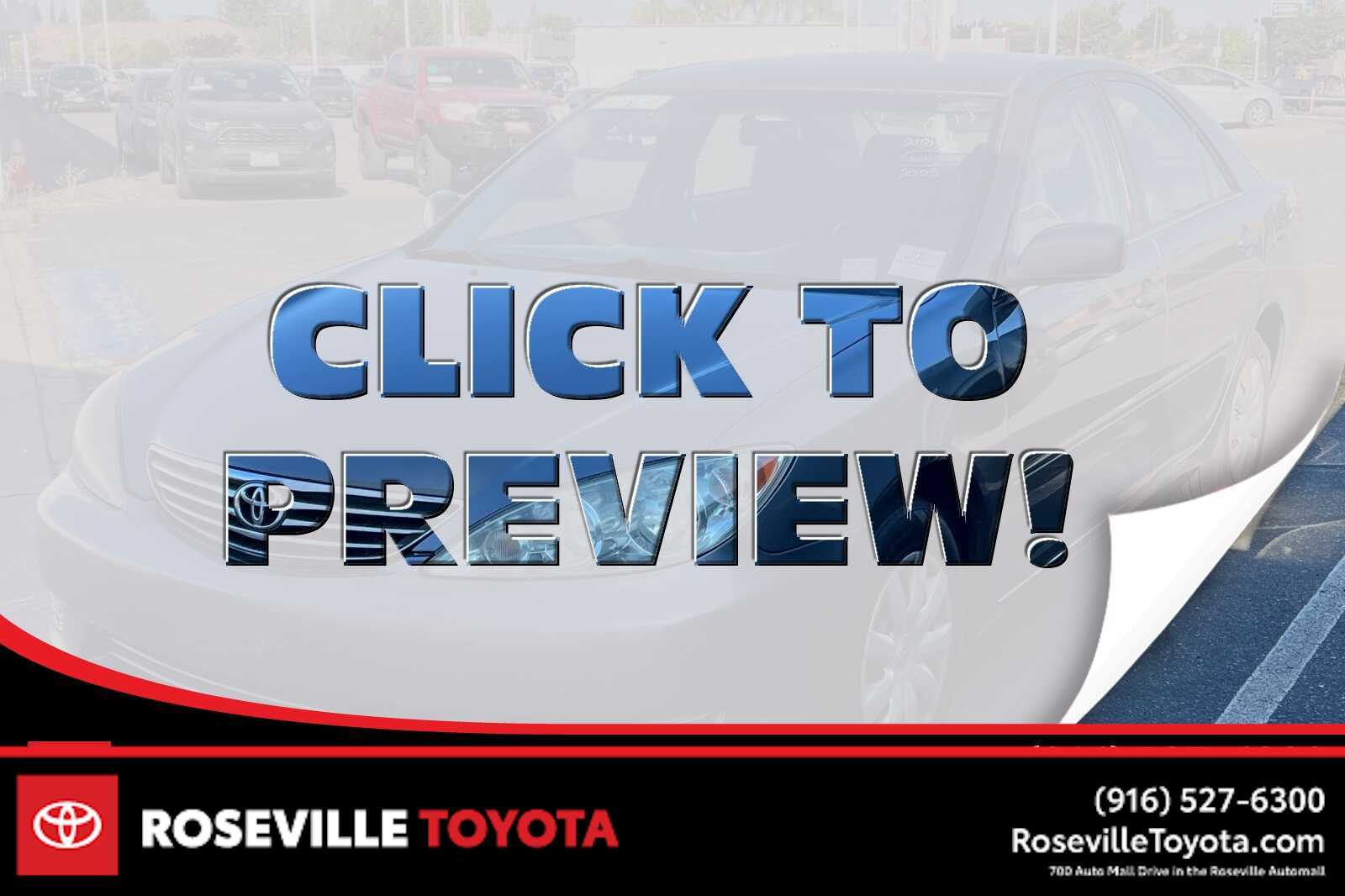2005 Toyota Camry LE -
                  Roseville, CA