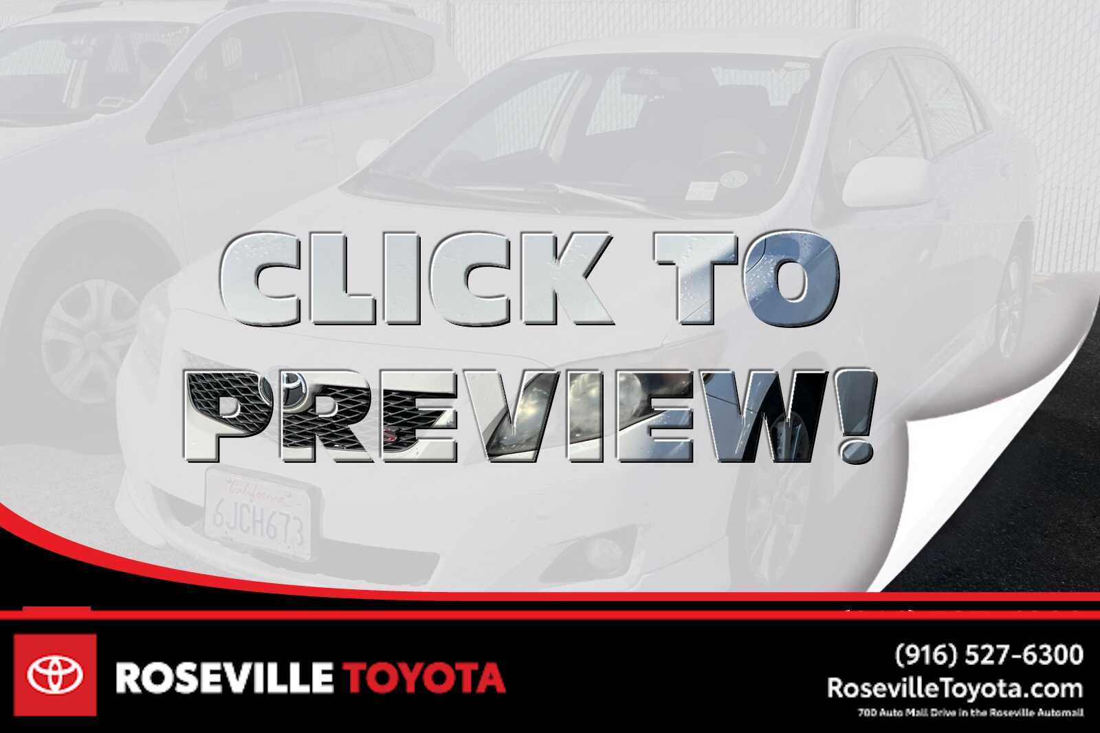 2010 Toyota Corolla S -
                  Roseville, CA