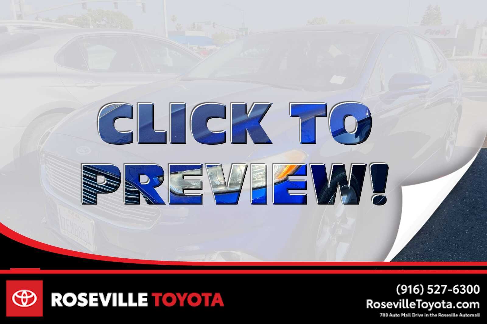 2013 Ford Fusion SE -
                  Roseville, CA
