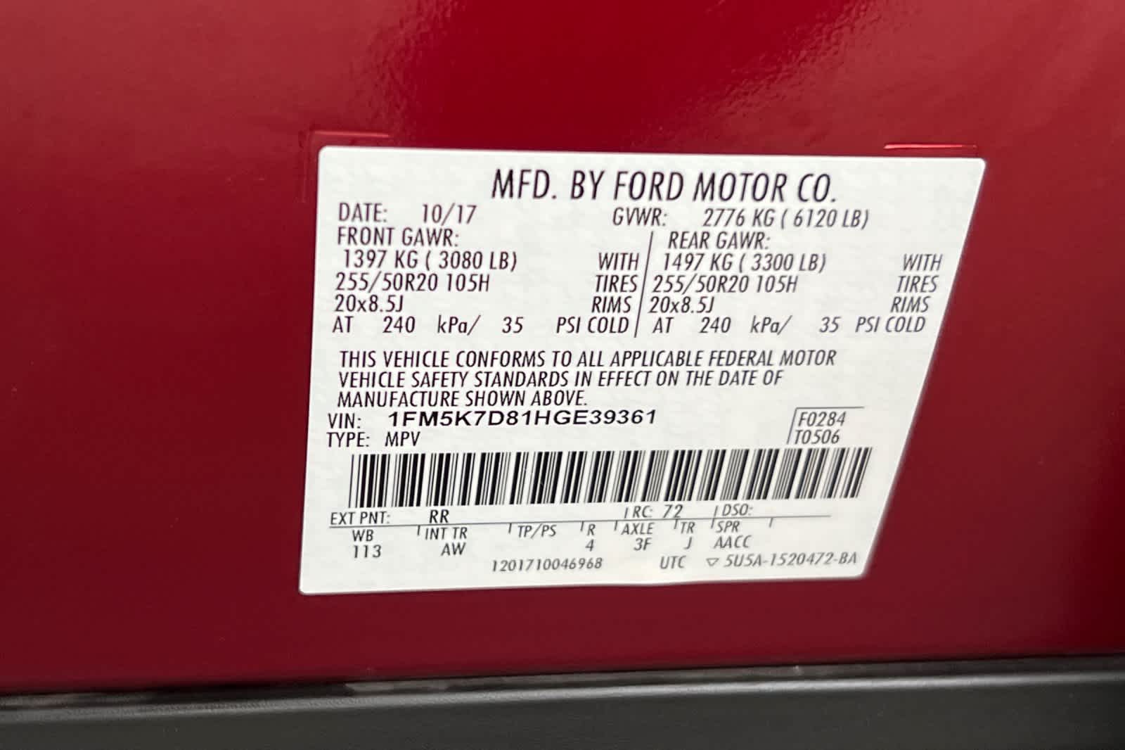 Thumbnail: 2017 Ford Explorer - 30