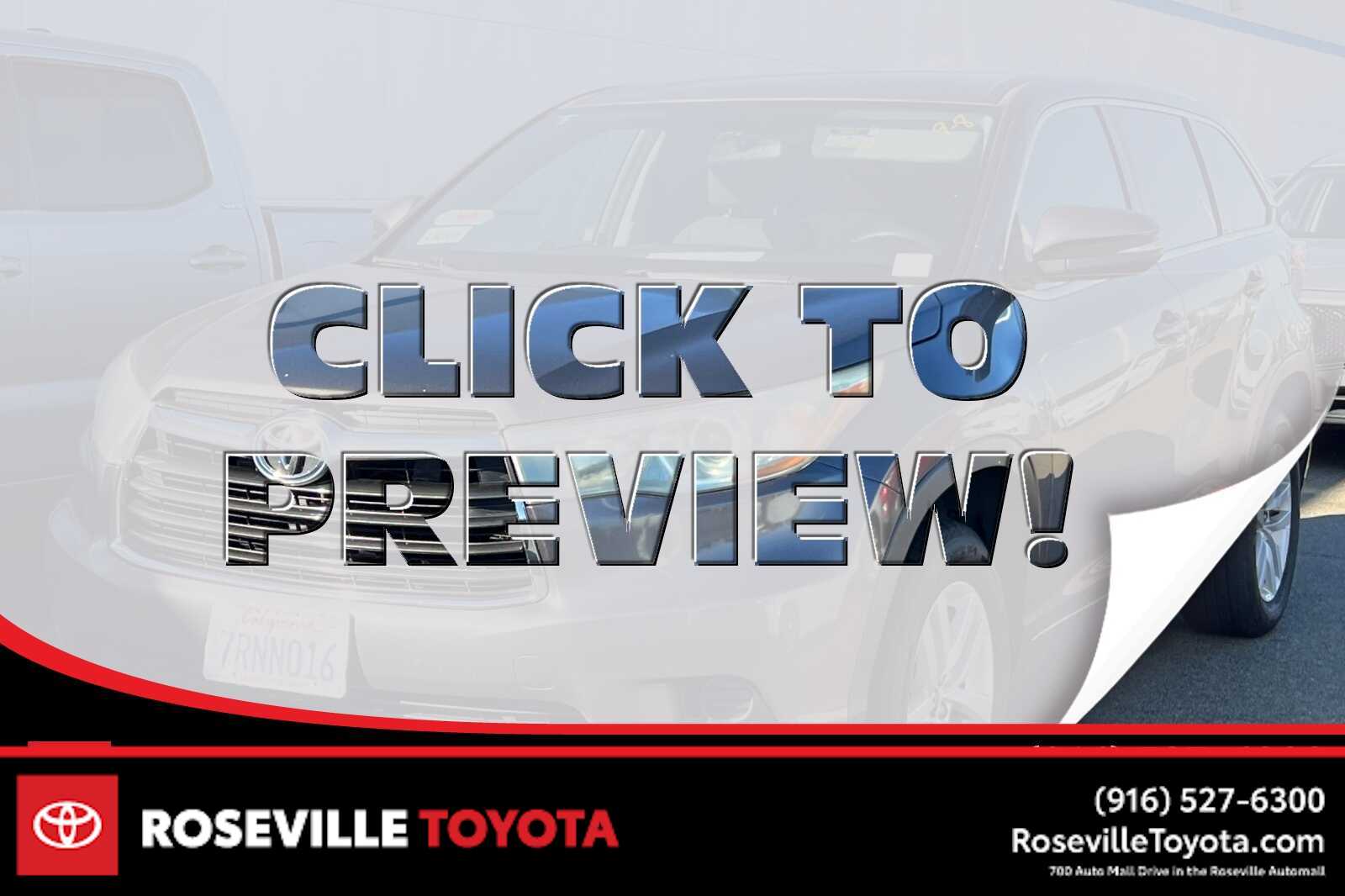 2016 Toyota Highlander LE -
                  Roseville, CA