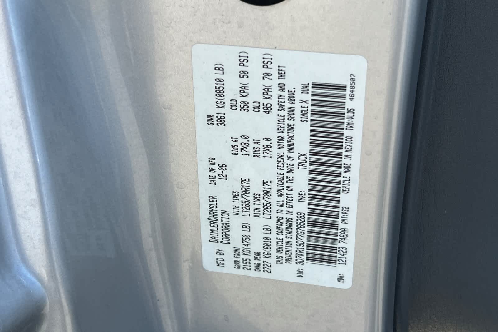 Thumbnail: 2007 Dodge Ram 1500 - 30