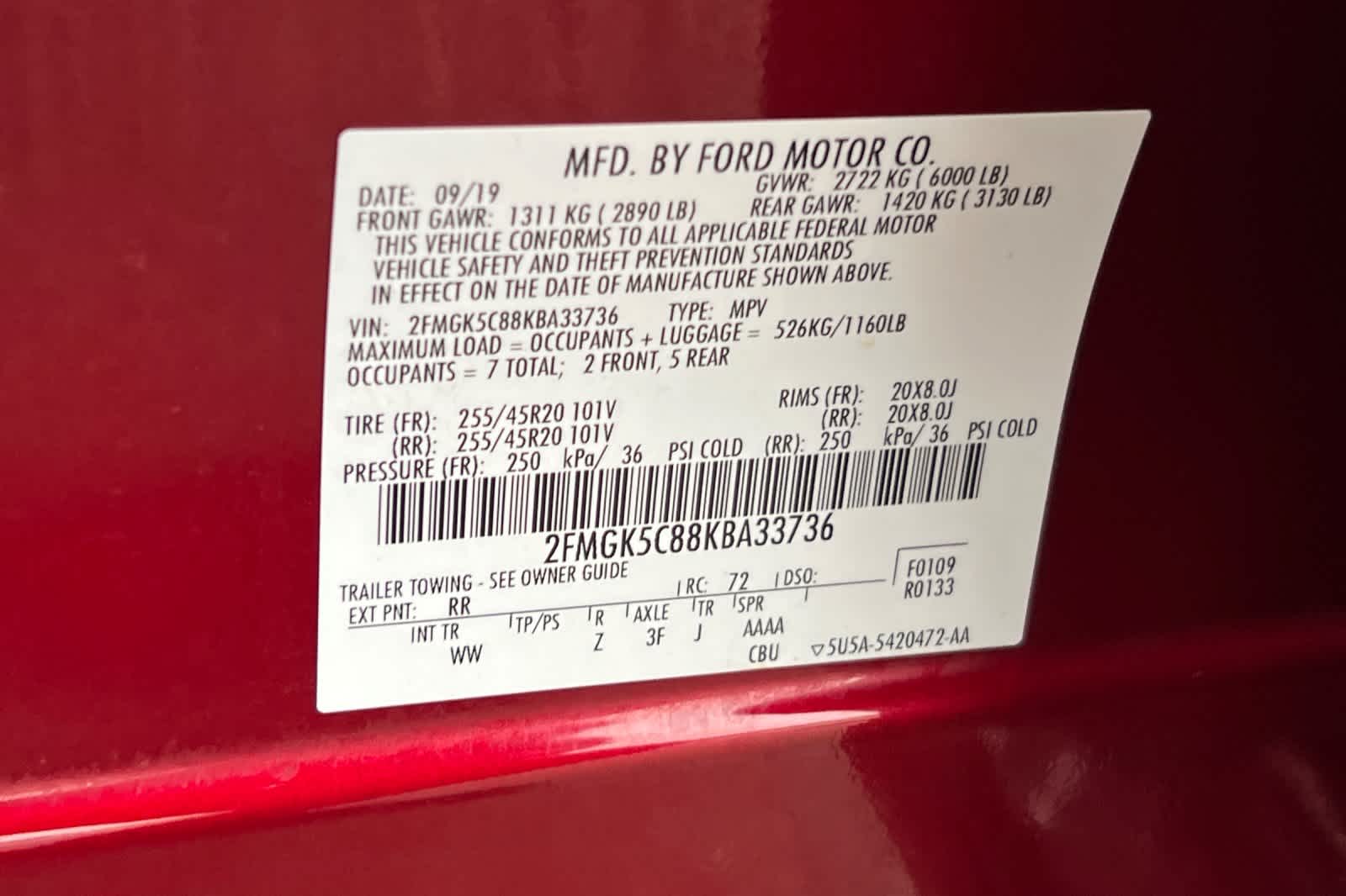 Thumbnail: 2019 Ford Flex - 30