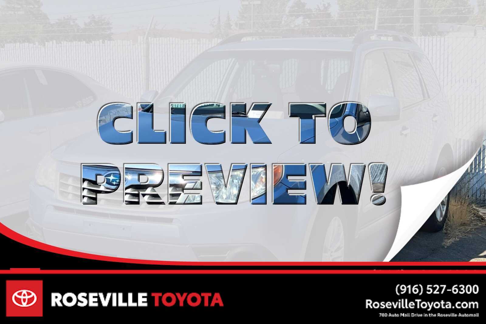 2011 Subaru Forester Premium -
                  Roseville, CA