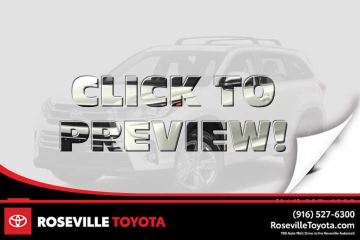 2017 Toyota Highlander XLE -
                Roseville, CA