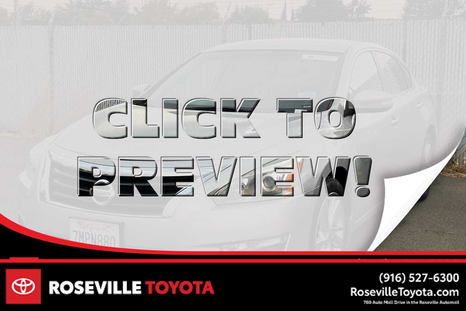 2015 Nissan Altima SL -
                  Roseville, CA