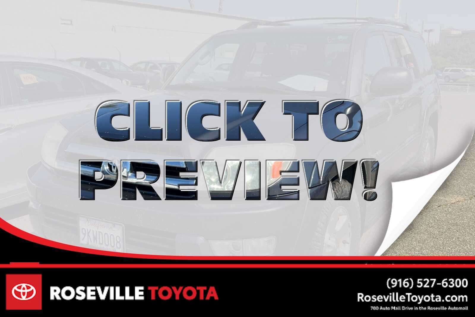 2005 Toyota 4Runner SR5 -
                  Roseville, CA