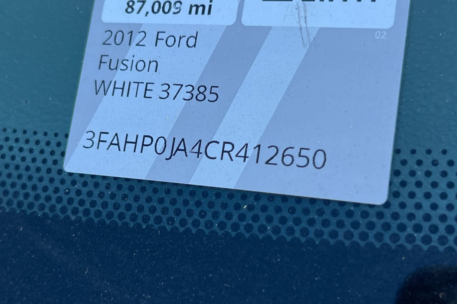 2012 Ford Fusion SEL 22