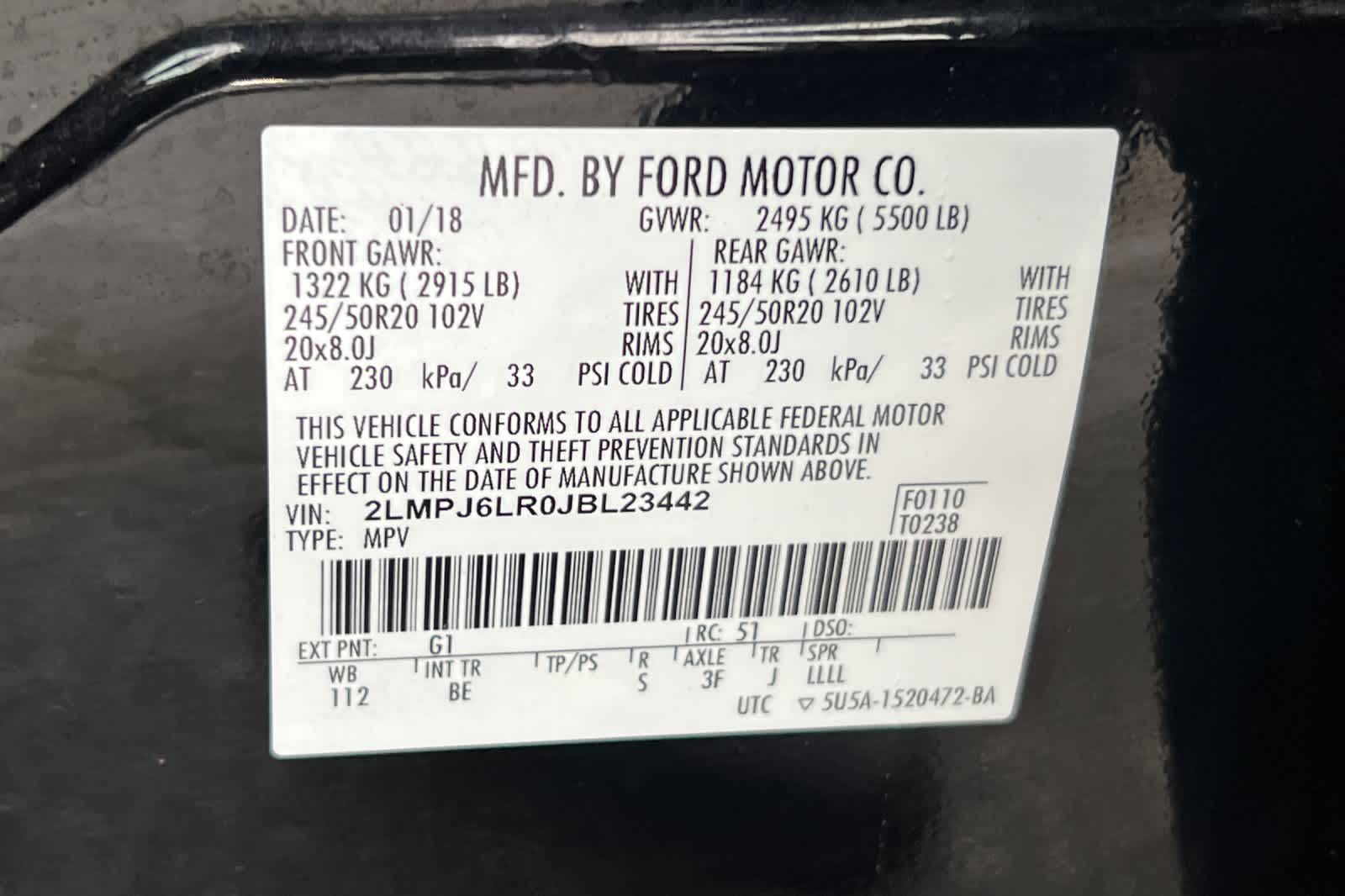 Thumbnail: 2018 Lincoln MKX - 30