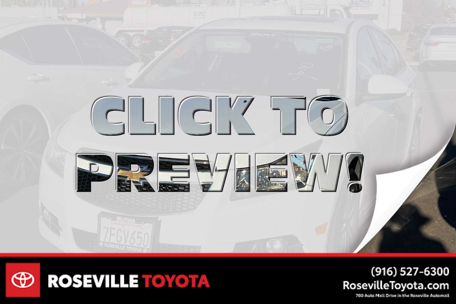 2014 Chevrolet Cruze LTZ -
                  Roseville, CA