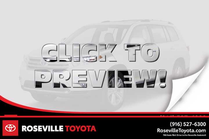 2012 Toyota Highlander Limited -
                Roseville, CA