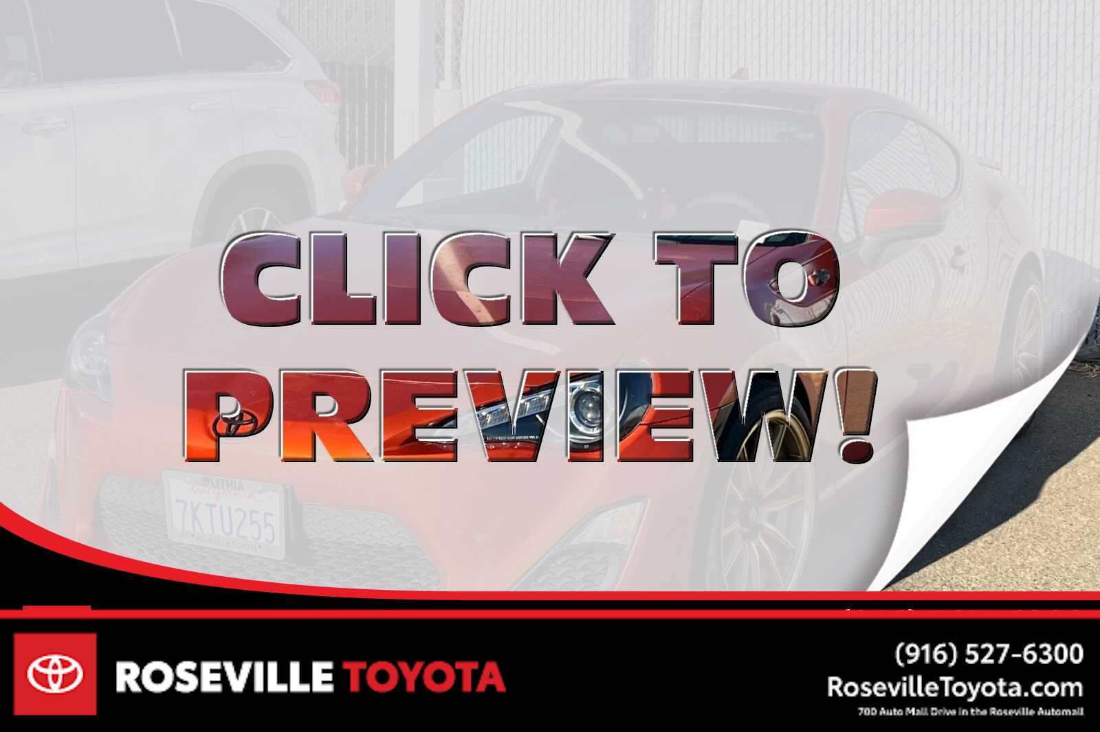 2015 Scion FR-S Base -
                  Roseville, CA