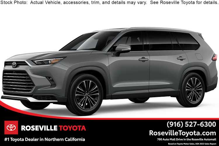 2025 Toyota Grand Highlander Platinum -
                  Roseville, CA
