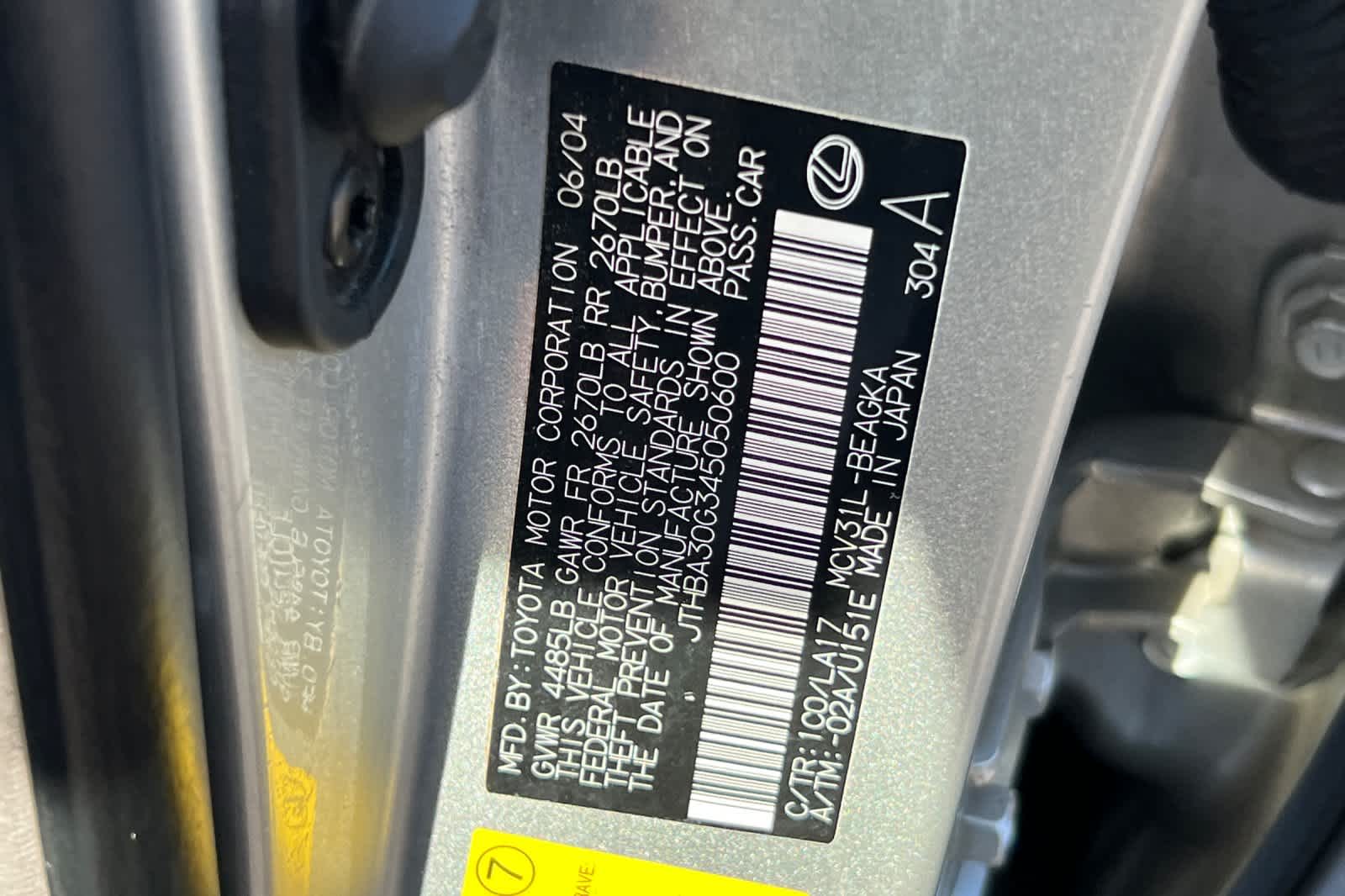 Thumbnail: 2004 Lexus ES - 31