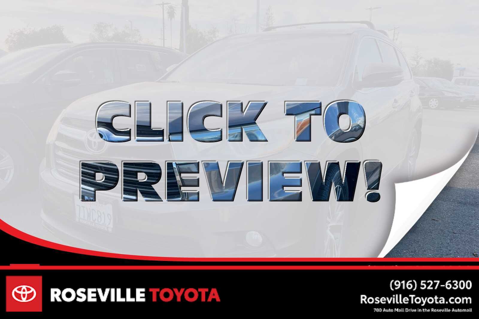 2016 Toyota Highlander XLE -
                Roseville, CA