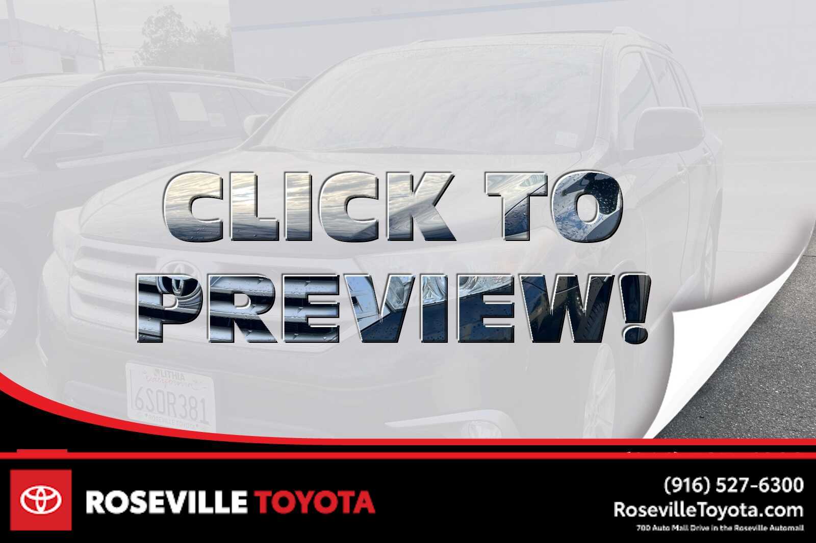 2012 Toyota Highlander SE -
                  Roseville, CA