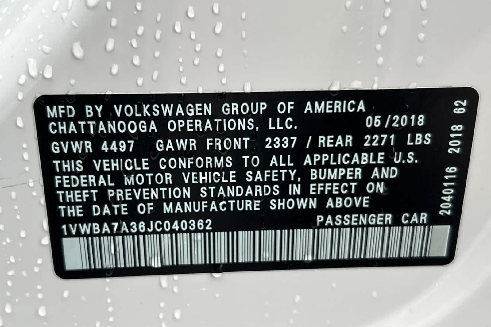 Thumbnail: 2018 Volkswagen Passat - 30