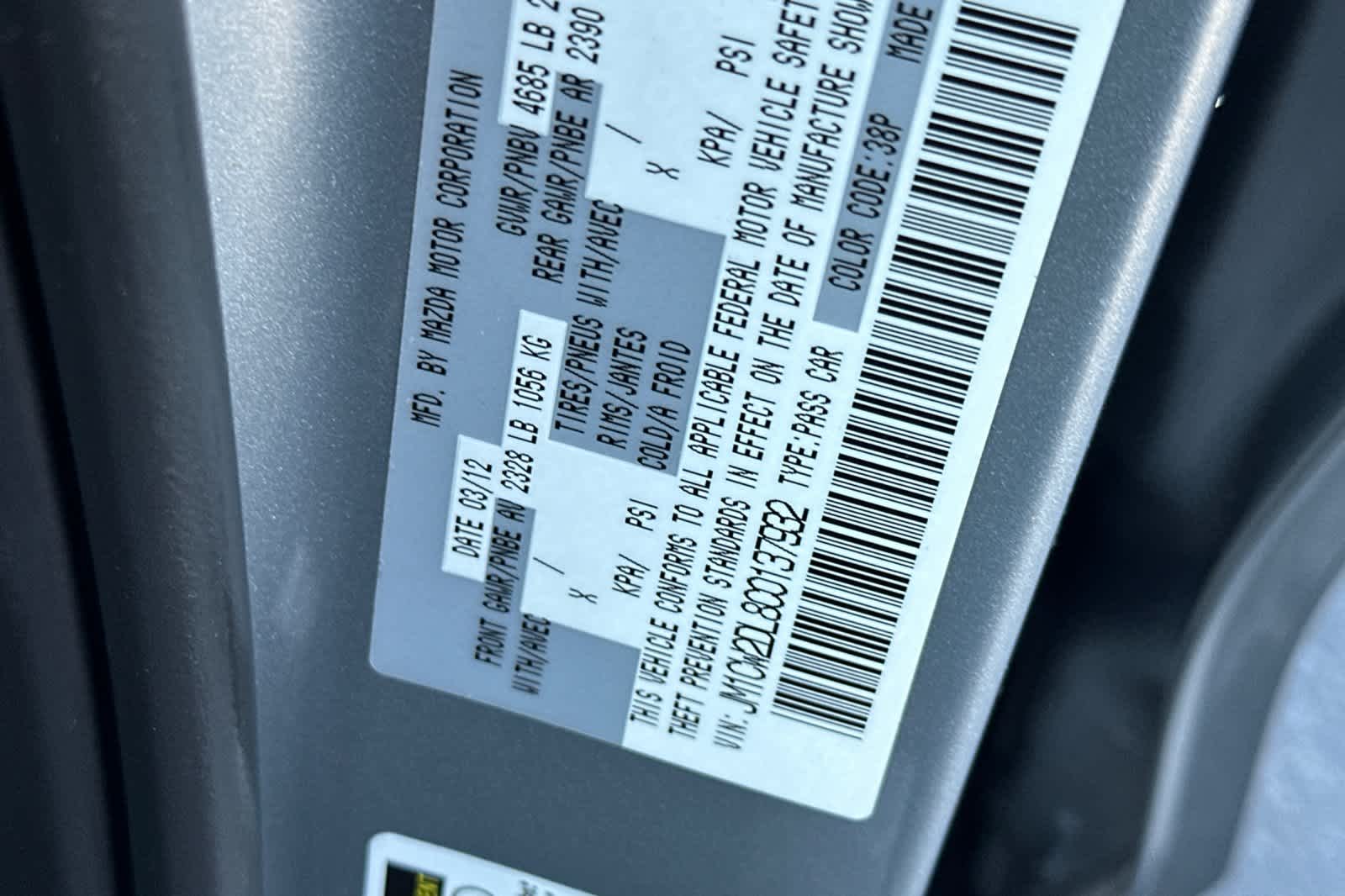 Thumbnail: 2012 Mazda Mazda5 - 32